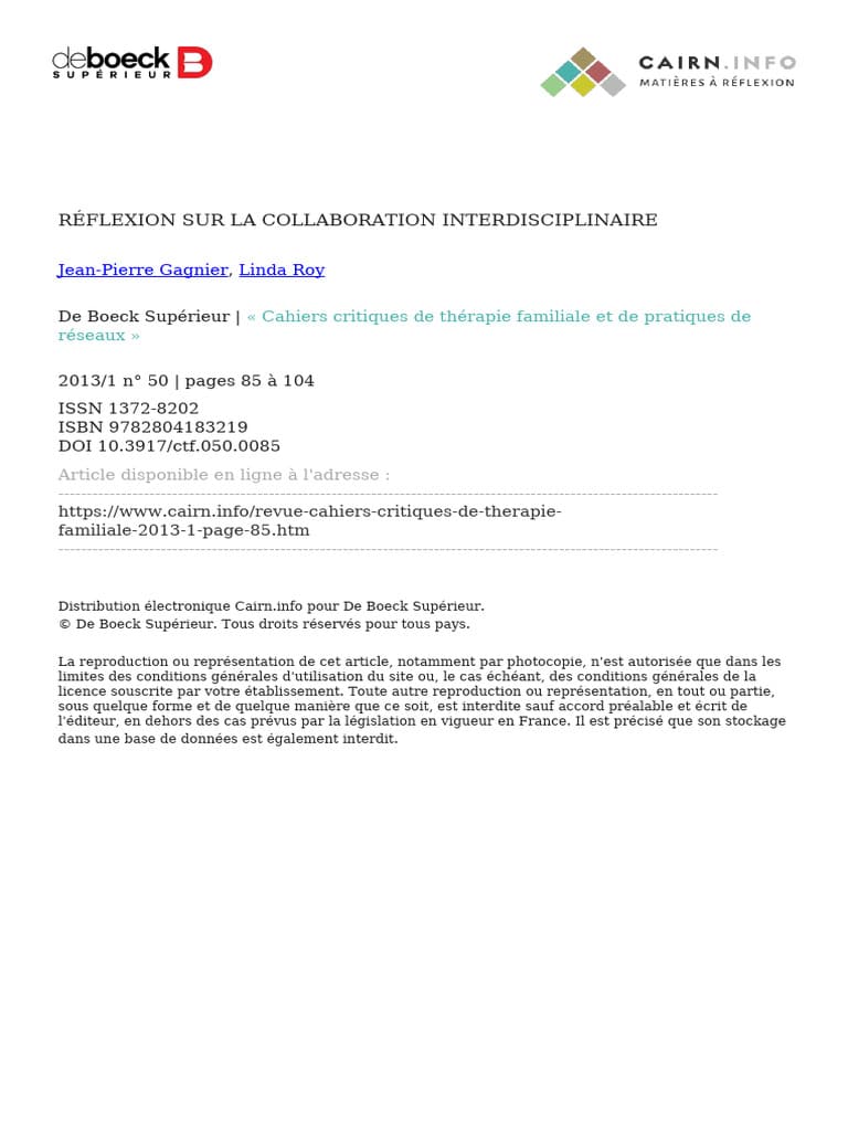 découvrez comment la collaboration interdisciplinaire favorise l'innovation et la créativité en réunissant des experts de différents domaines. explorez les bénéfices, les outils et les méthodes pour optimiser le travail d'équipe à travers des disciplines variées.