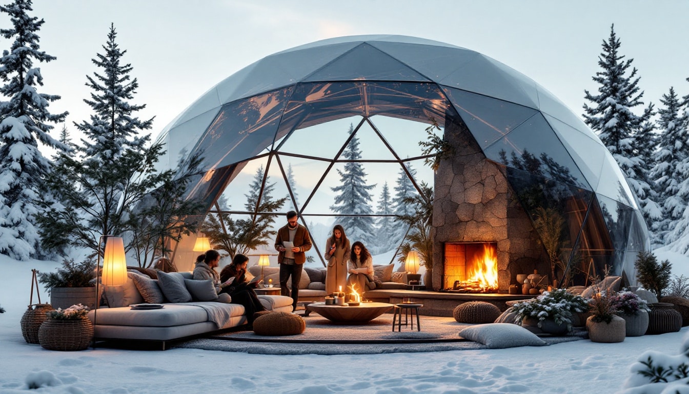 discover how Swedes adopt a bold way of life by living under a dome without heating, transforming their interior into an innovative and sustainable space. this decor revolution combines aesthetics and ecology, redefining comfort in a harsh climate.