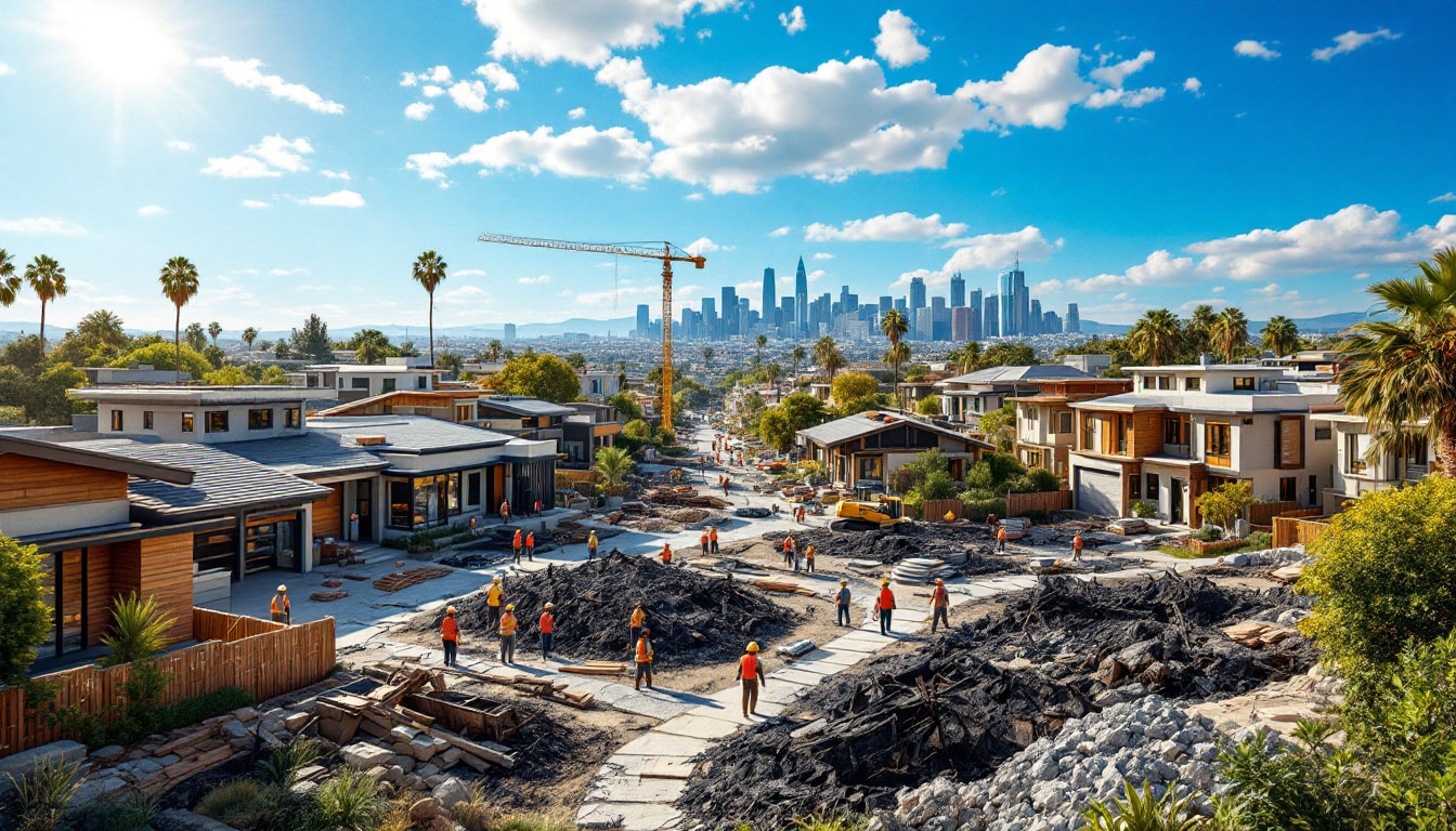 discover how los angeles plans to restore more than 10,000 housing units damaged by the fires, with innovative initiatives and sustainable solutions to revitalize the city and help residents regain their shelter.