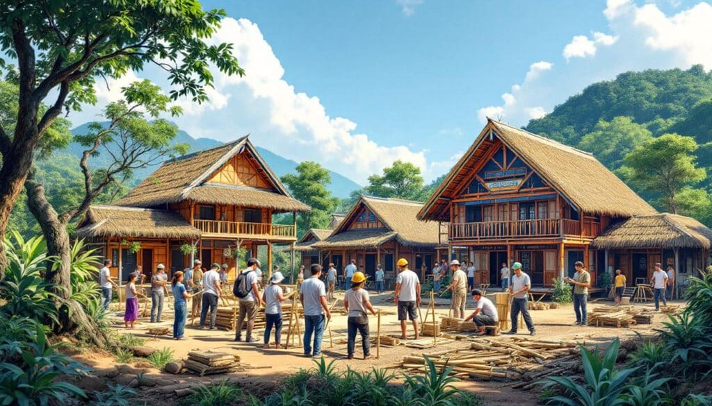 découvrez comment les maisons familiales vietnamiennes jouent un rôle crucial dans la lutte contre la pauvreté, grâce à l'engagement d'un groupe de construction solidaire. cette initiative transforme des vies en offrant des habitats durables et en renforçant les communautés. plongez dans cette dynamique inspirante qui allie architecture et solidarité.